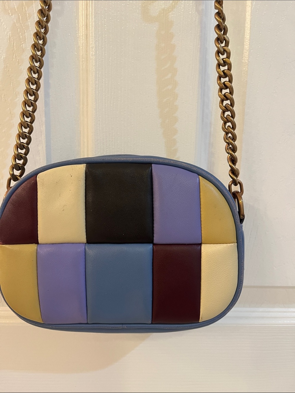 Tory Burch Multicolor Quilted Leather Crossbody Bag - Picture 11 of 13
